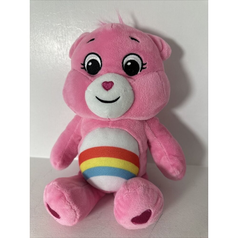 2020 Care Bears Cheer Bear Pink Plush Stuffed Animal 12"